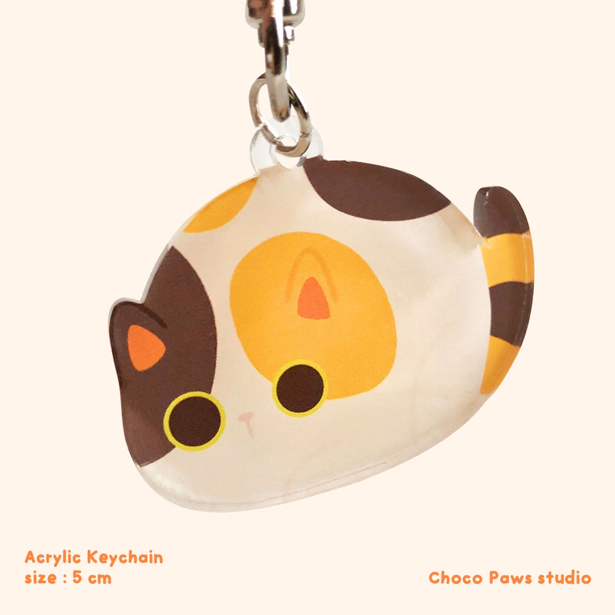 Calico sales cat keychain